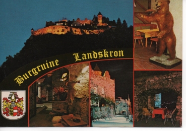 Ansichtskarte Burgruine Landskron am Ossiachersee, Kärnten